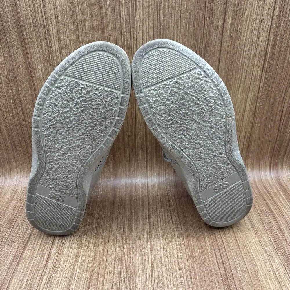 SAS Free Time‎ Comfort Shoes Bone Leather Womens Size 7 Wide